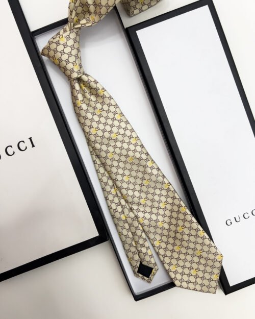 GUCCI - Gold Yellow GG BEES SILK
