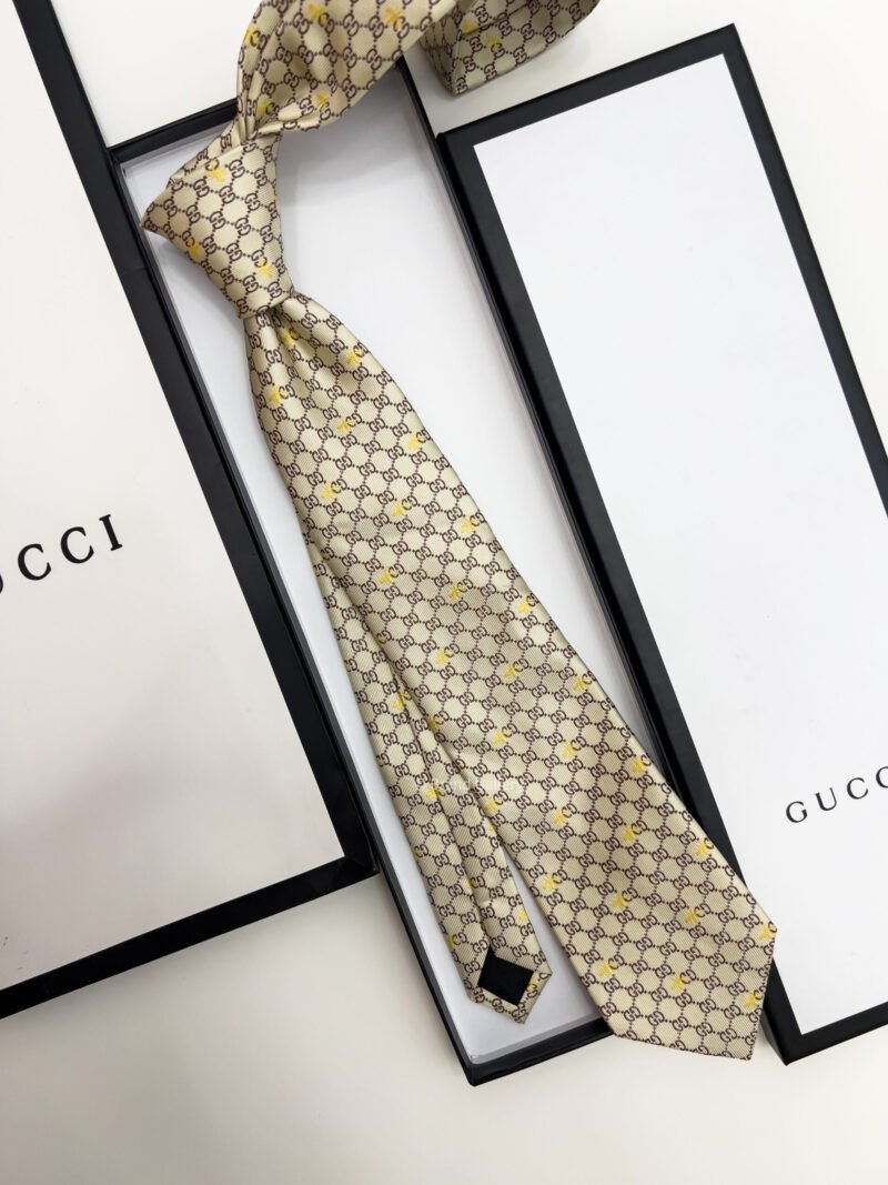 GUCCI - Gold Yellow GG BEES SILK