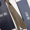 Dior Gold D PATTERN SILK TIE
