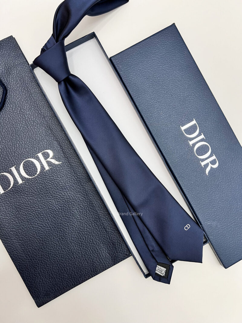 Dior Blue CD ICON SILK TIE