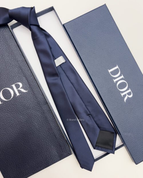 Dior Blue CD ICON SILK TIE