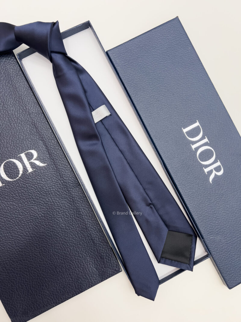 Dior Blue CD ICON SILK TIE