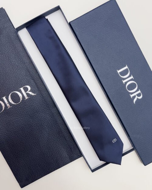 Dior Blue CD ICON SILK TIE