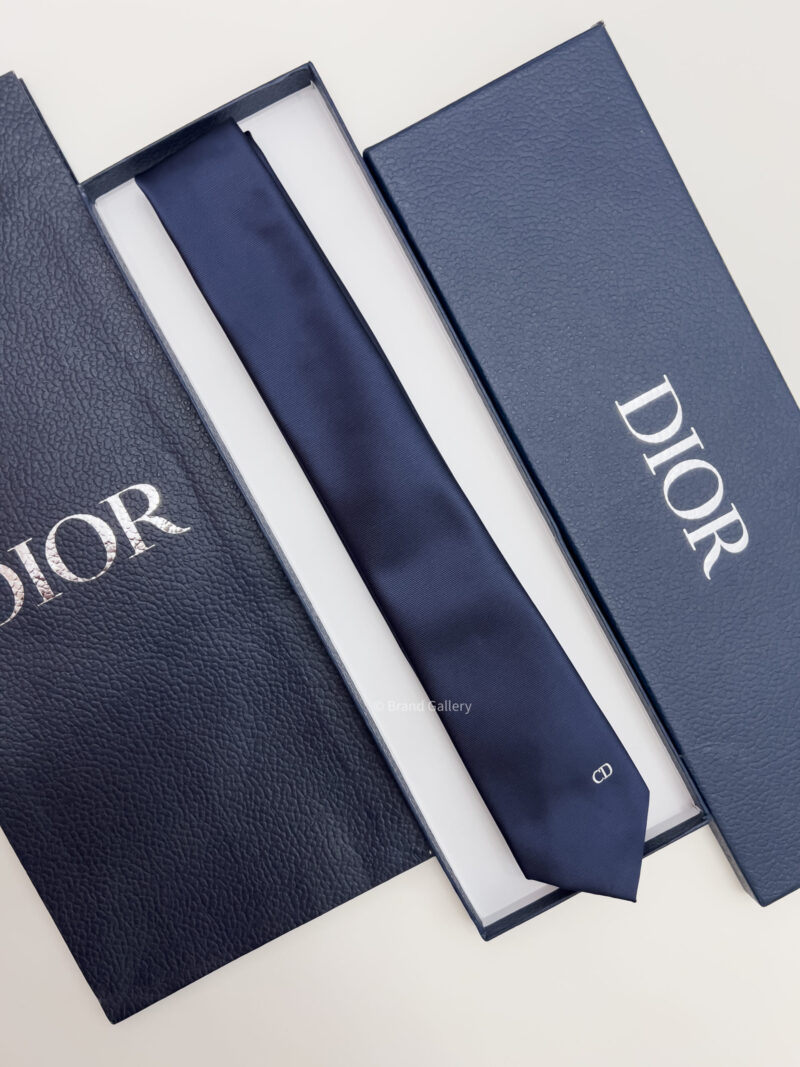 Dior Blue CD ICON SILK TIE