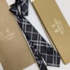Burberry Charcoal CLASSIC CUT VINTAGE SILK TIE