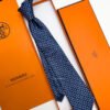 Hermes TURTLE PATTERN SILK TIE