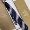 Burberry Navy LINED SILK TIE
