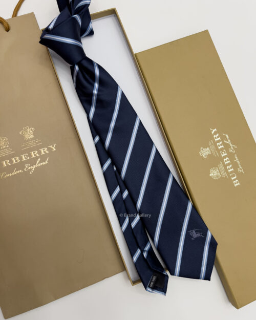 BURBERRY Beige CLASSIC CUT VINTAGE SILK TIE A A Brand Gallery