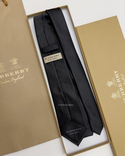 Burberry Black SOLID BT SILK TIE