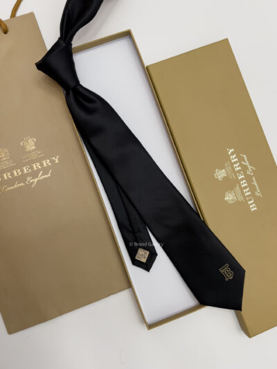 Burberry Black SOLID BT SILK TIE