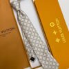 Louis Vuitton Beige VINTAGE BEAR SILK TIE