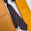 Louis Vuitton Dark Grey ECU SILK TIE