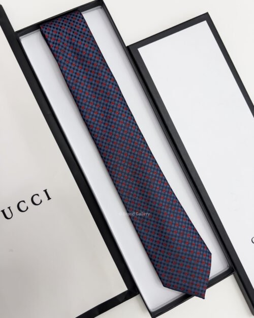 Gucci GG FLOWER PATTERN SILK TIE