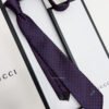 Gucci Navy and Red GG SILK JACQUARD TIE