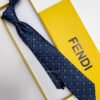 FENDI - Blue FF SILK TIE