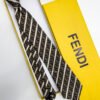 Fendi Coffee LINED FF SILK TIE