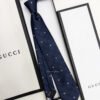 Gucci DOUBLE G AND CHECK SILK JACQUARD TIE