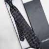 Chanel Black CHANEL PATTERN SILK TIE
