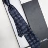 Chanel Navy CHANEL PATTERN SILK TIE