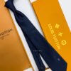 Louis Vuitton Navy LV ICON SILK TIE