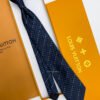 Louis Vuitton Navy DIAGONAL LV PATTERN SILK TIE