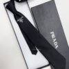 Prada Black MILANO SILK TIE