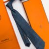 Hermes H CIRCLES SILK TIE