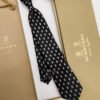 Burberry Black BT PATTERN SILK TIE