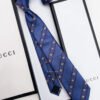 Gucci Blue BEE WEB SILK TIE