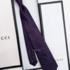 Gucci Navy GG AND RHOMBUS MOTIF SILK TIE
