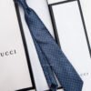 Gucci Blue GG AND RHOMBUS MOTIF SILK TIE