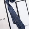 Gucci Blue GG JACQUARD PATTERN SILK TIE