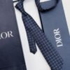 Dior Navy CANNAGE SILK TIE