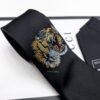 Gucci Black TIGER SILK TIE