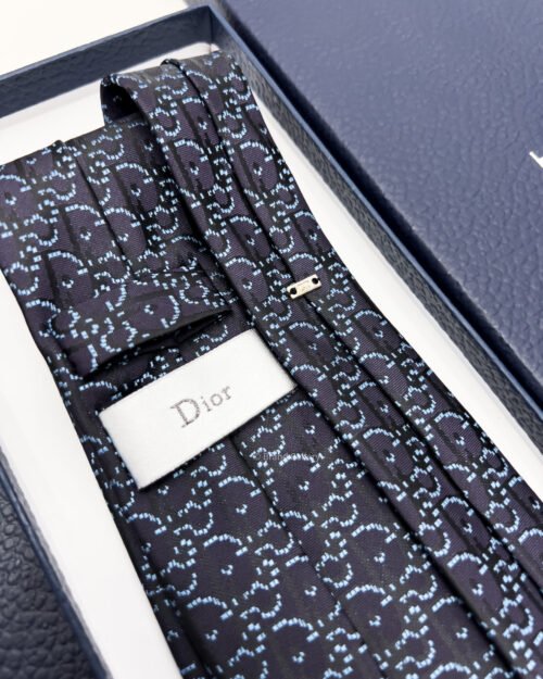 Dior OBLIQUE PIXEL SILK TIE