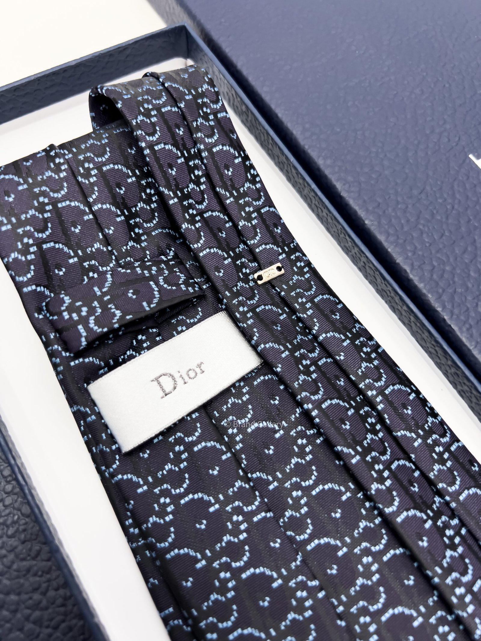 Dior OBLIQUE PIXEL SILK TIE