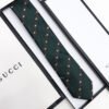 Gucci BEE WEB SILK TIE - Green