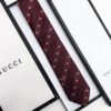 Gucci Bordeaux BEE WEB SILK TIE