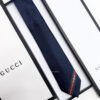 Gucci DOUBLE G AND HORSEBIT JACQUARD SILK TIE
