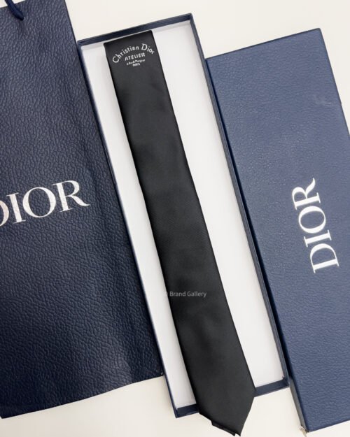 Dior Black CHRISTIAN DIOR ICON SILK TIE