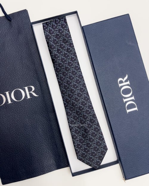 Dior OBLIQUE PIXEL SILK TIE