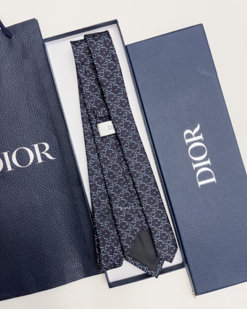Dior OBLIQUE PIXEL SILK TIE