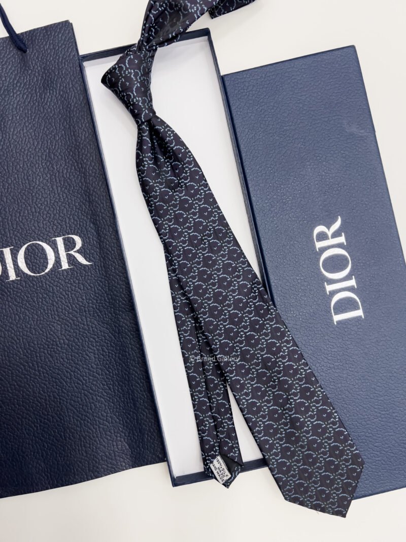 Dior OBLIQUE PIXEL SILK TIE