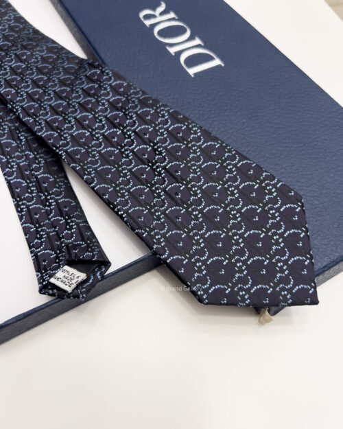 Dior OBLIQUE PIXEL SILK TIE