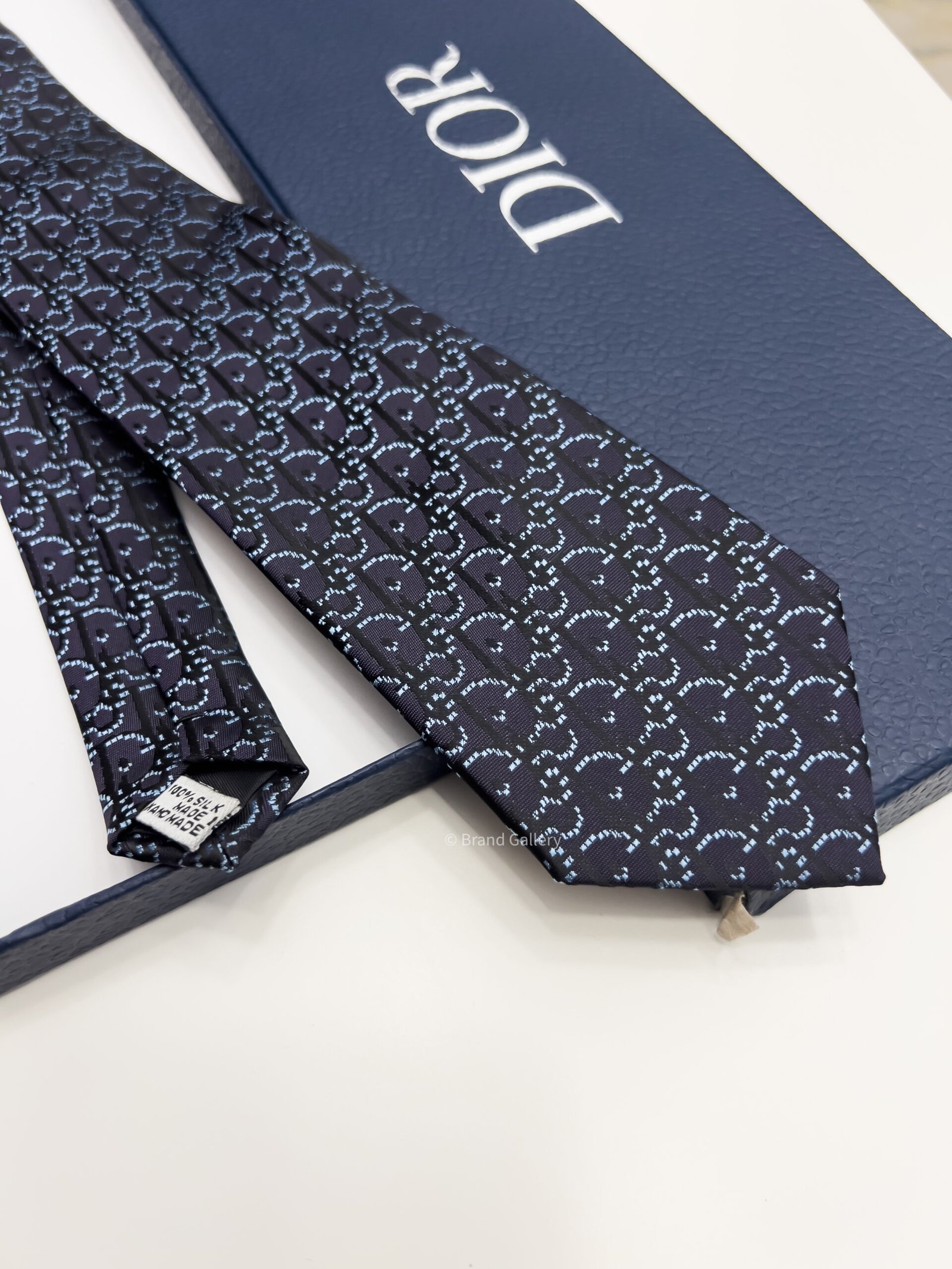 Dior OBLIQUE PIXEL SILK TIE