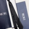 Dior Black BEE MOTIF SILK TIE