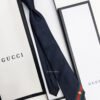 Gucci Navy BEE WEB STRIPE SILK TIE