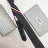 THOM BROWNE - Grey RWB-MOTIF WOOL TIE
