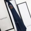 Gucci Navy ROYAL CREST SILK TIE