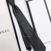 Gucci Grey DOUBLE G VINTAGE SILK TIE